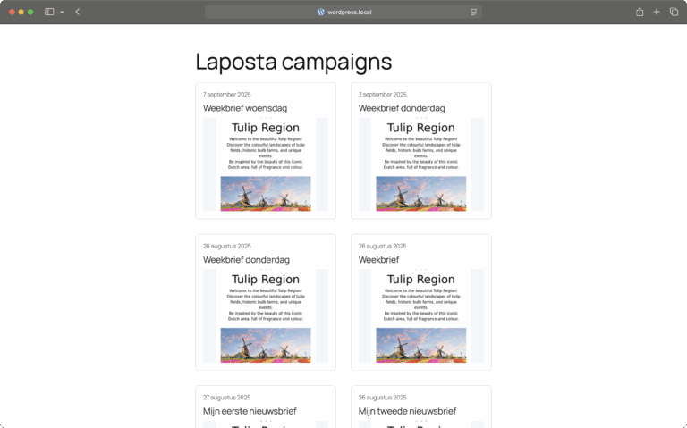 Laposta Campaigns Screenshot 7