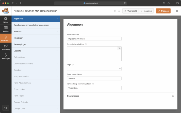 Laposta CF7 Screenshot 2