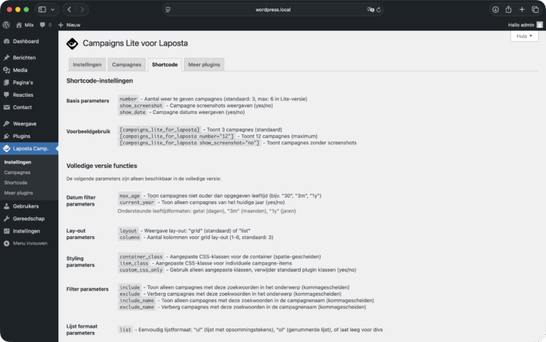 Campaigns Lite for Laposta Screenshot 3