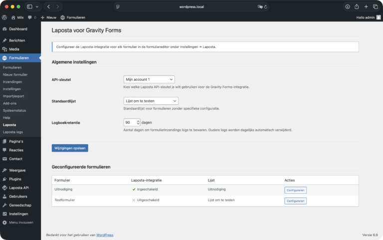 Laposta GF Screenshot 1