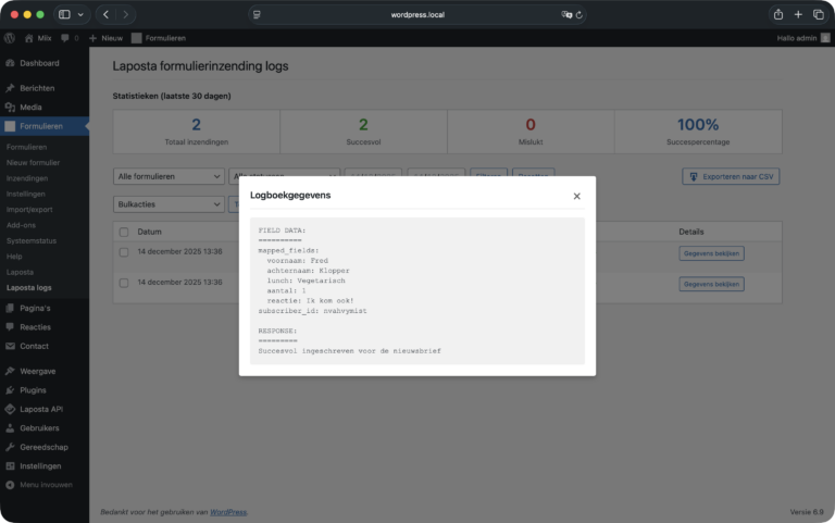 Laposta GF Screenshot 6