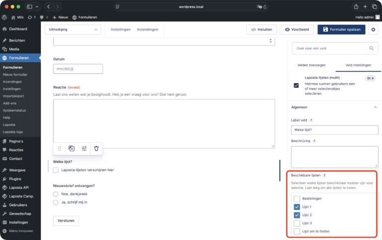 Laposta GF Screenshot 6