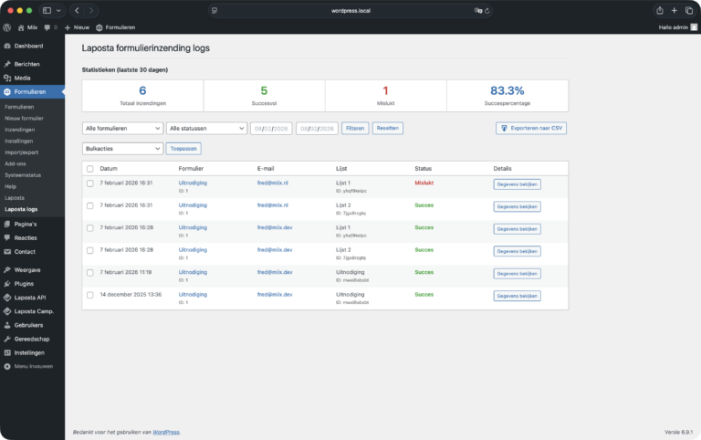 Laposta GF Screenshot 8