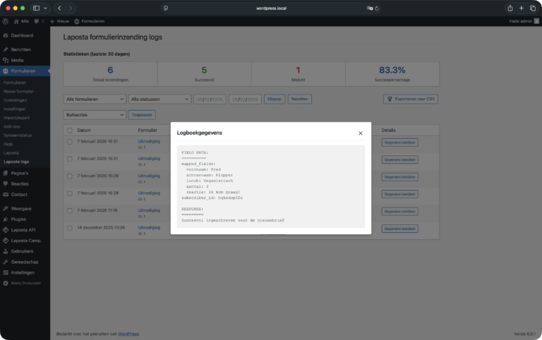 Laposta GF Screenshot 9