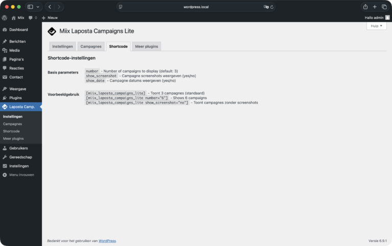 Campaigns Lite for Laposta Screenshot 3